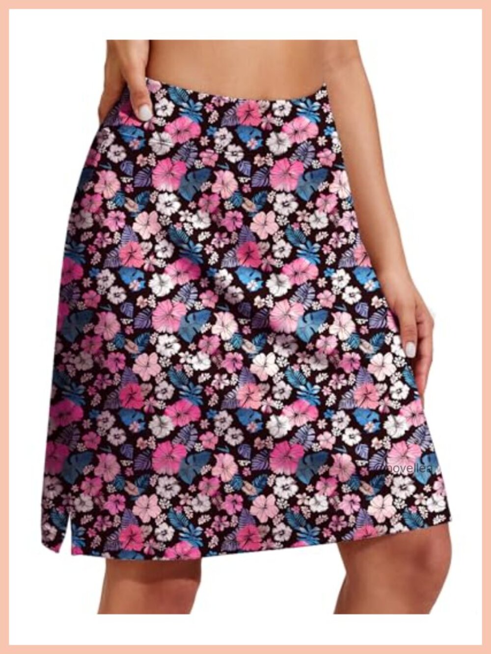 Women's Knee Length Golf Skorts High Waisted with Pockets